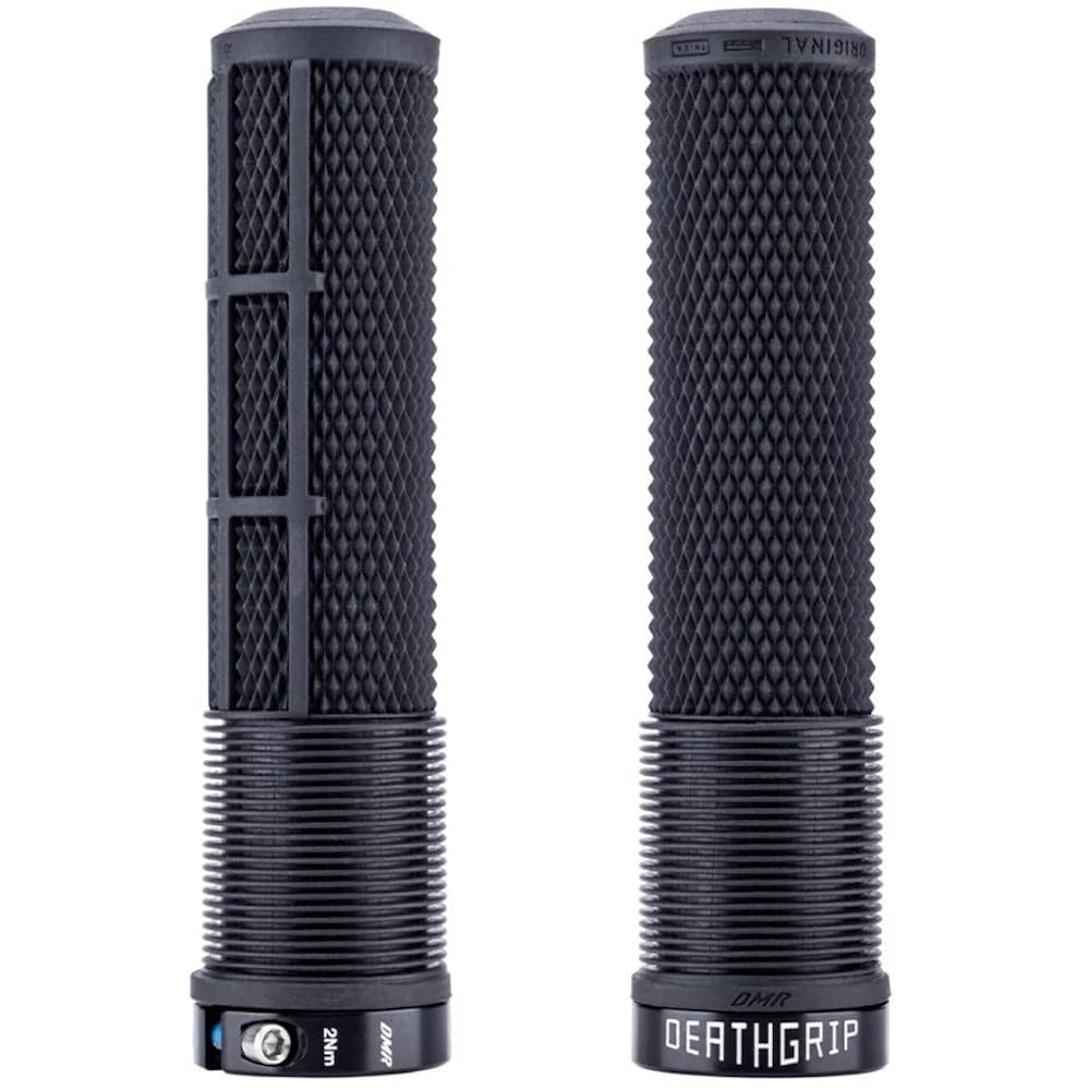 DMR Deathgrip 2 Flangeless Handlebar Grips (Black, Thin) โ image 1