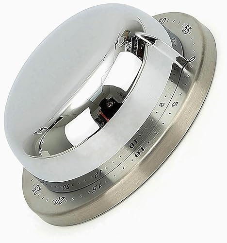 Temporizador mecánico de cocina, no requiere batería, temporizador de cocción magnético, temporizador de cuenta regresiva manual de 60 minutos