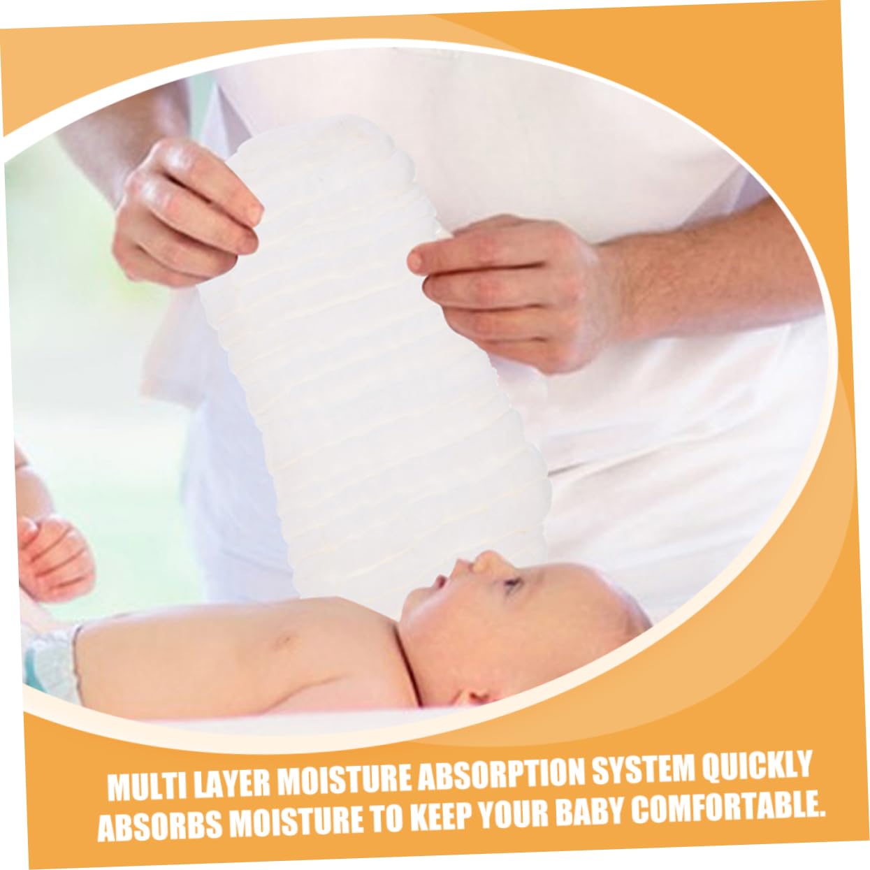 FAVOMOTO Cloth Diaper Liners Reusable for Newborns 8 Pieces Cotton Baby Diaper Liners Soft Breathable for Delicate Baby Sk