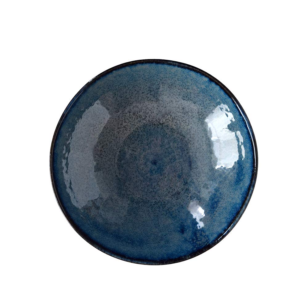 Kiln-Shaped Salad Bowl in Deep Blue