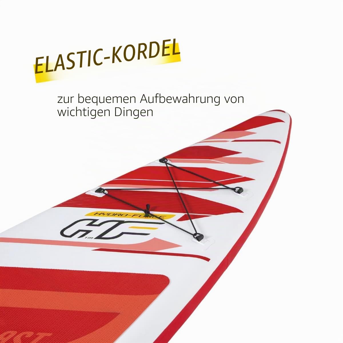 Bestway Hydro-Force SUP, Fastblast Tech Set Stand Up Paddle Board mit Handpumpe und Reisetasche, 3,6 m