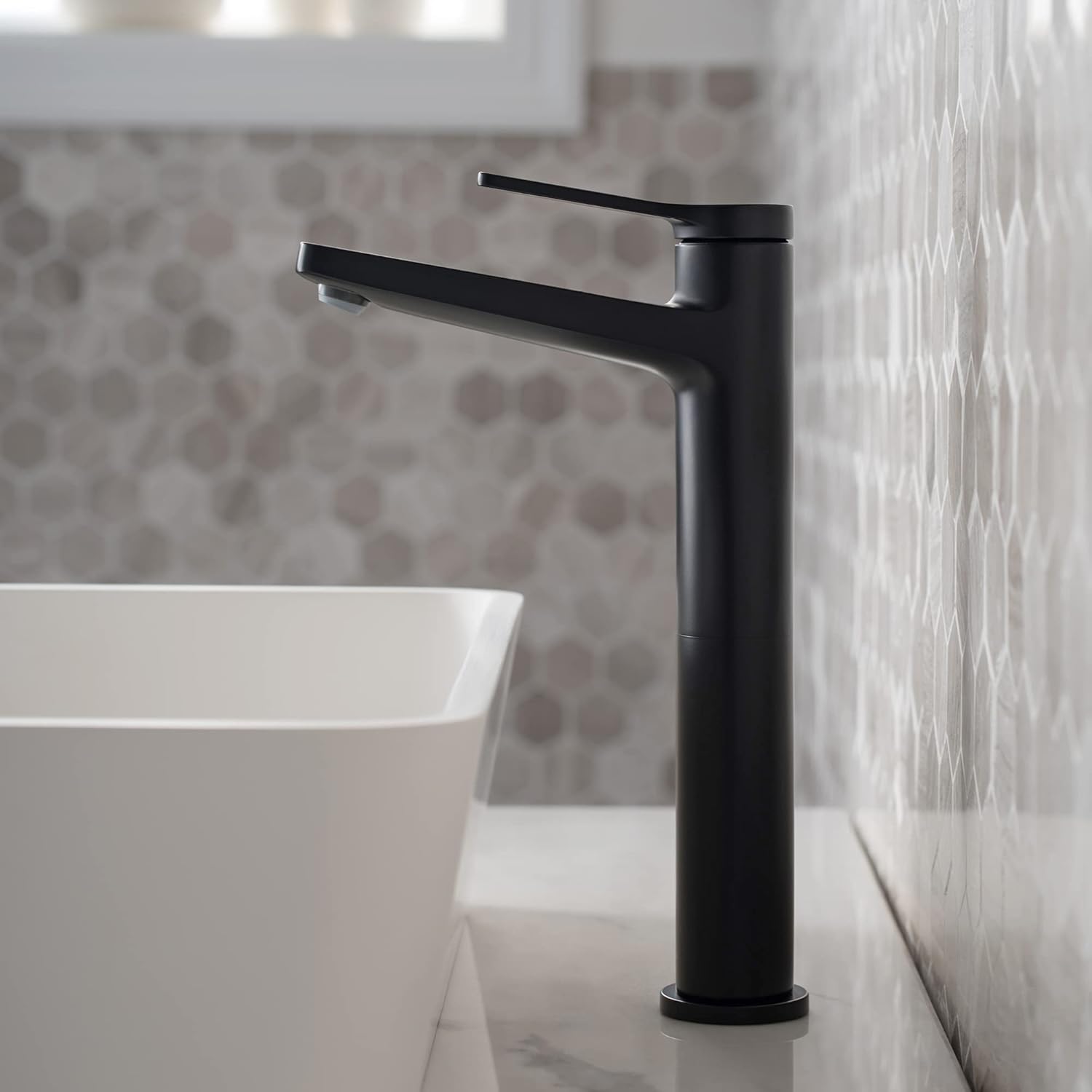 Uр Tо 50% оƒƒ Kraus KVF-1400MB Indy Single Handle Vessel Bathroom Faucet, Matte Black Uр Tо 50% оƒƒ Kraus KVF-1400MB Indy Single Handle Vessel Bathroom Faucet, Matte Black