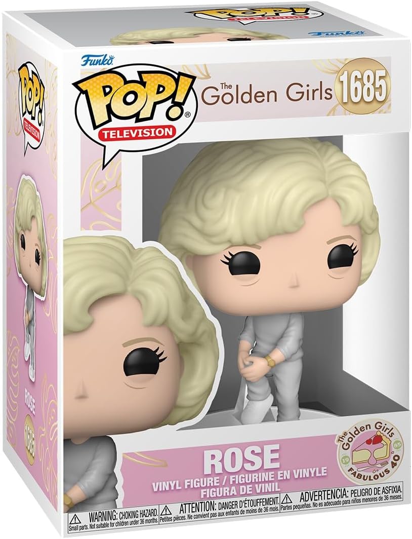 POP! TV: Golden Girls 40th Anniversary - Rose Nylund | Official Comedy Merch - Collectable Vinyl Figurine for Shelf Display - Birthday Gift Idea for Fans and Collectors