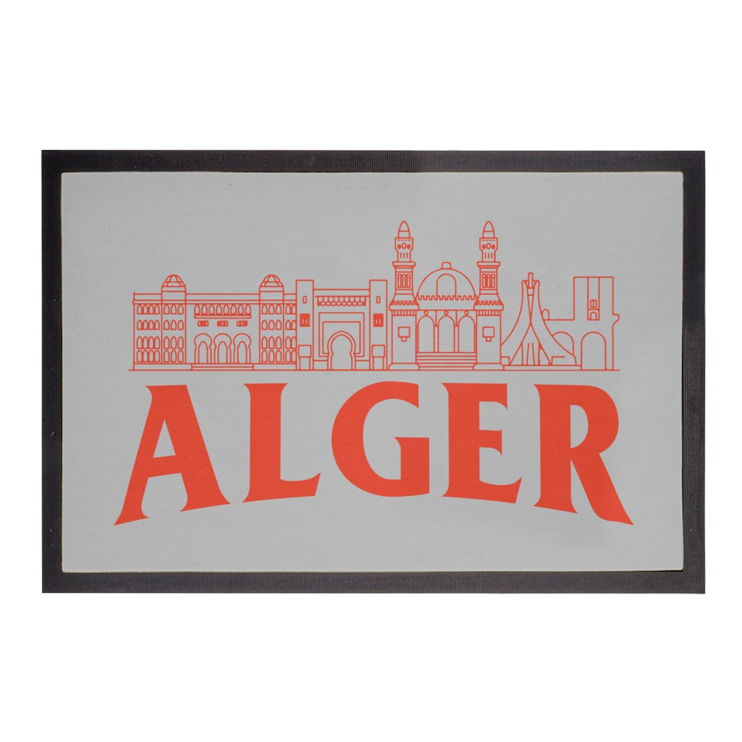 Paillasson Gris Alger pour stopper la saleté et décorer votre entrée
