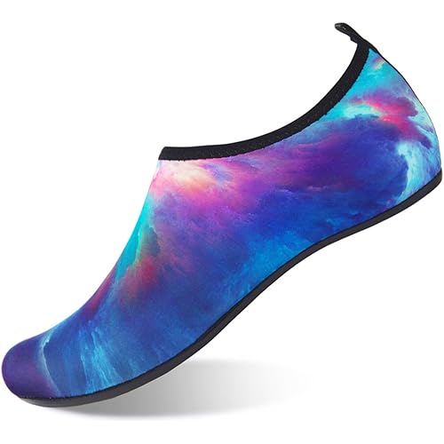 WateLves Womens and Mens Kids Water Shoes Barefoot Quick-Dry Aqua Socks for Beach Swim Surf Yoga Exercise