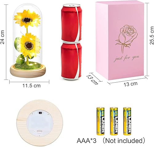 Miniatura 8 de Regalos de rosas para el día de San Valentín para ella, regalos de San Valentín para mujeres, regalos de cumpleaños de San Valentín para mujeres,