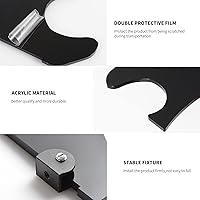 Vista 3 de Soporte de sable de luz para montaje en pared, soporte para sable de luz (negro), montaje en pared de sable de luz horizontal, pantalla