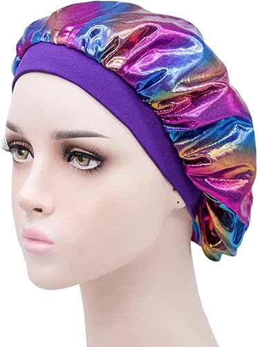 Miniatura 7 de Kids Bonnets for Girls Curly Hair Kids Satin Sleep Cap for Girls Hair Cover for Sleeping Night Cap for Kids Little Girls