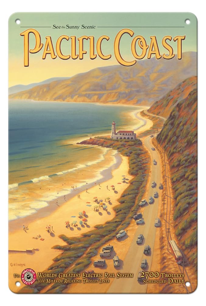 Amazon.com: Pacifica Island Art See the Sunny Scenic Pacific Coast