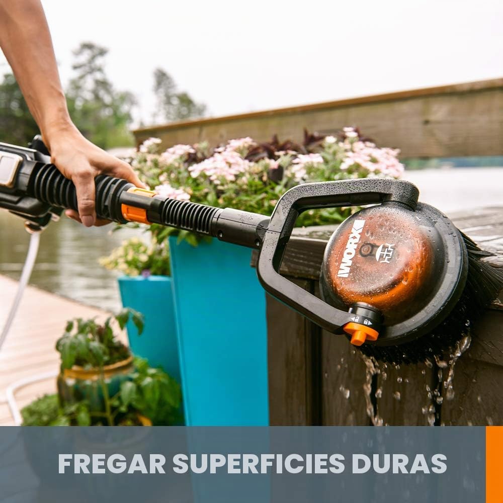 WORX Hydroshot Deluxe WA4072 Kit de Limpieza | Amplía las posibilidades de limpieza Hydroshot con varios accesorios específicos para tareas.
