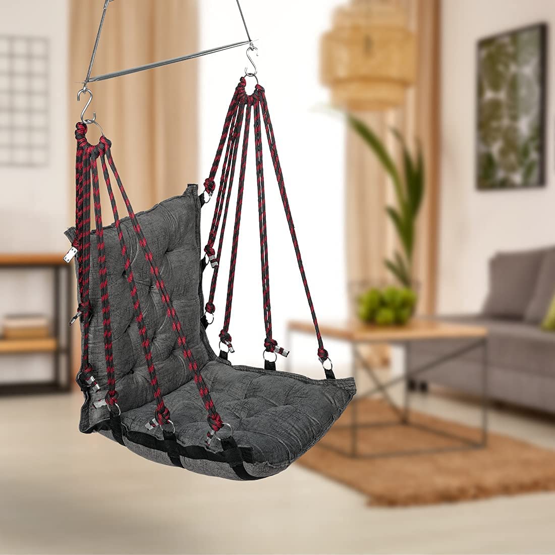 Curio Centre Soft Cotton Swinging Hammock Hanging Swing Chair