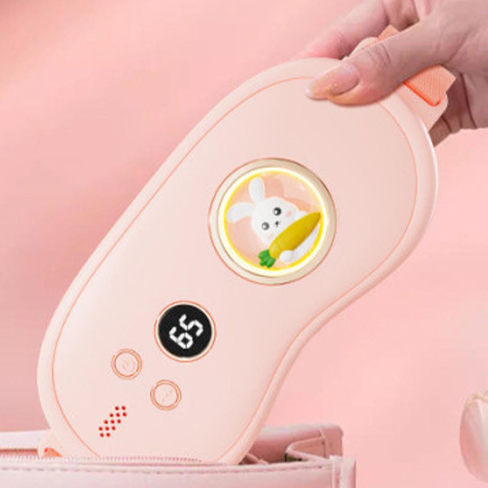 Portable Heating Pad for Period Cramps, 3 Modes Wearable Heating Pad, Cordless Heating Pad Belt, LED Display Heating Pad for Women, Heating Pad for Menstrual Cramps