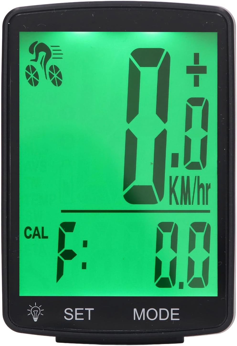 Rad Tachometer Tacho Wireless Cycling Computer Clear LCD Display Speed Cadence Sensor for Night Night Drive Inside Outdoors Outdoors Outdoor Package of Package YA100 A.