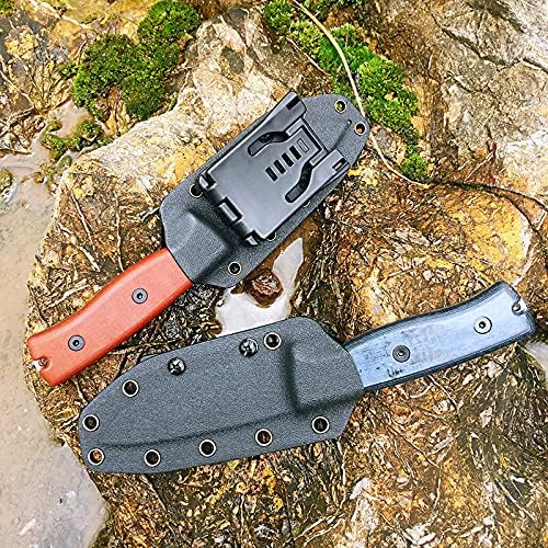 Watchman Brother F011 Fixed Blade Knife Micarta D2 Straight knife (Black)