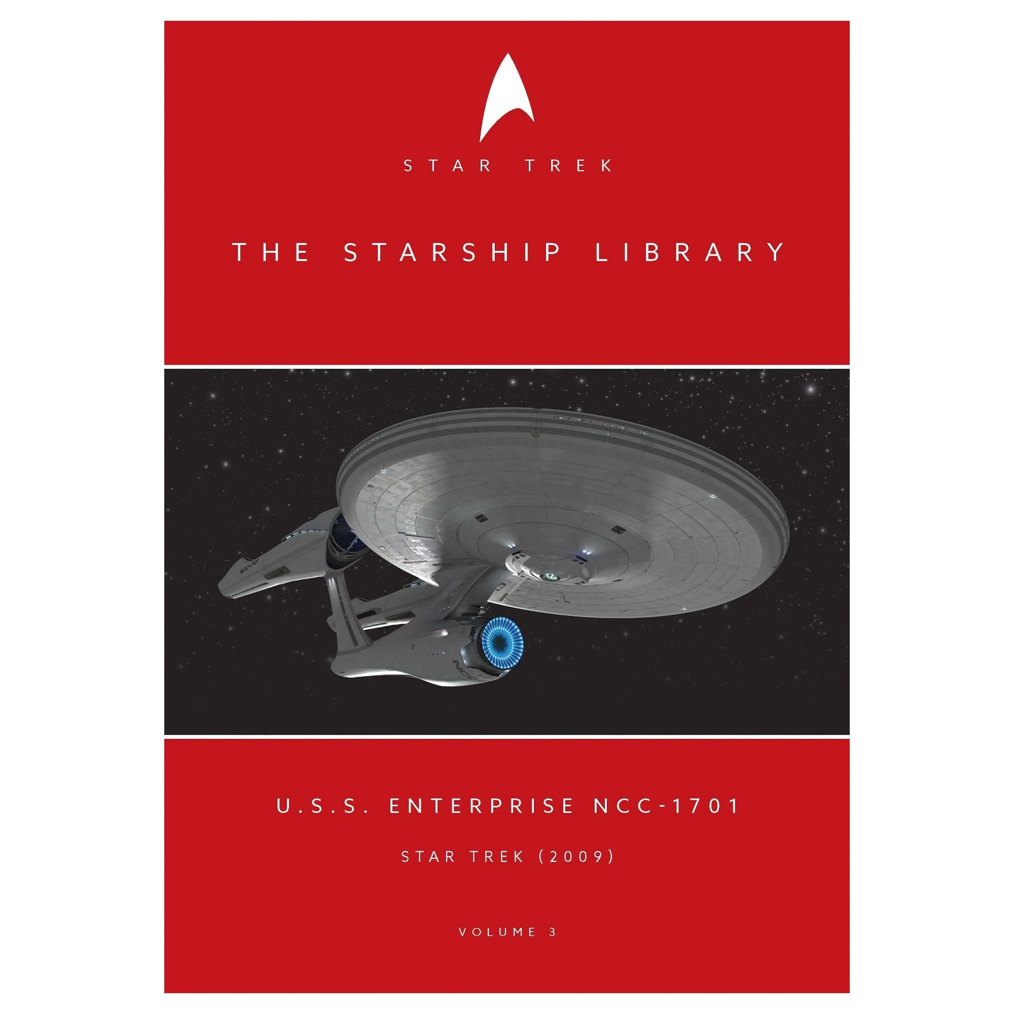 Star Trek (2009) USS Enterprise NCC-1701 (Kelvin) Juego de barco fundido a presión y libro