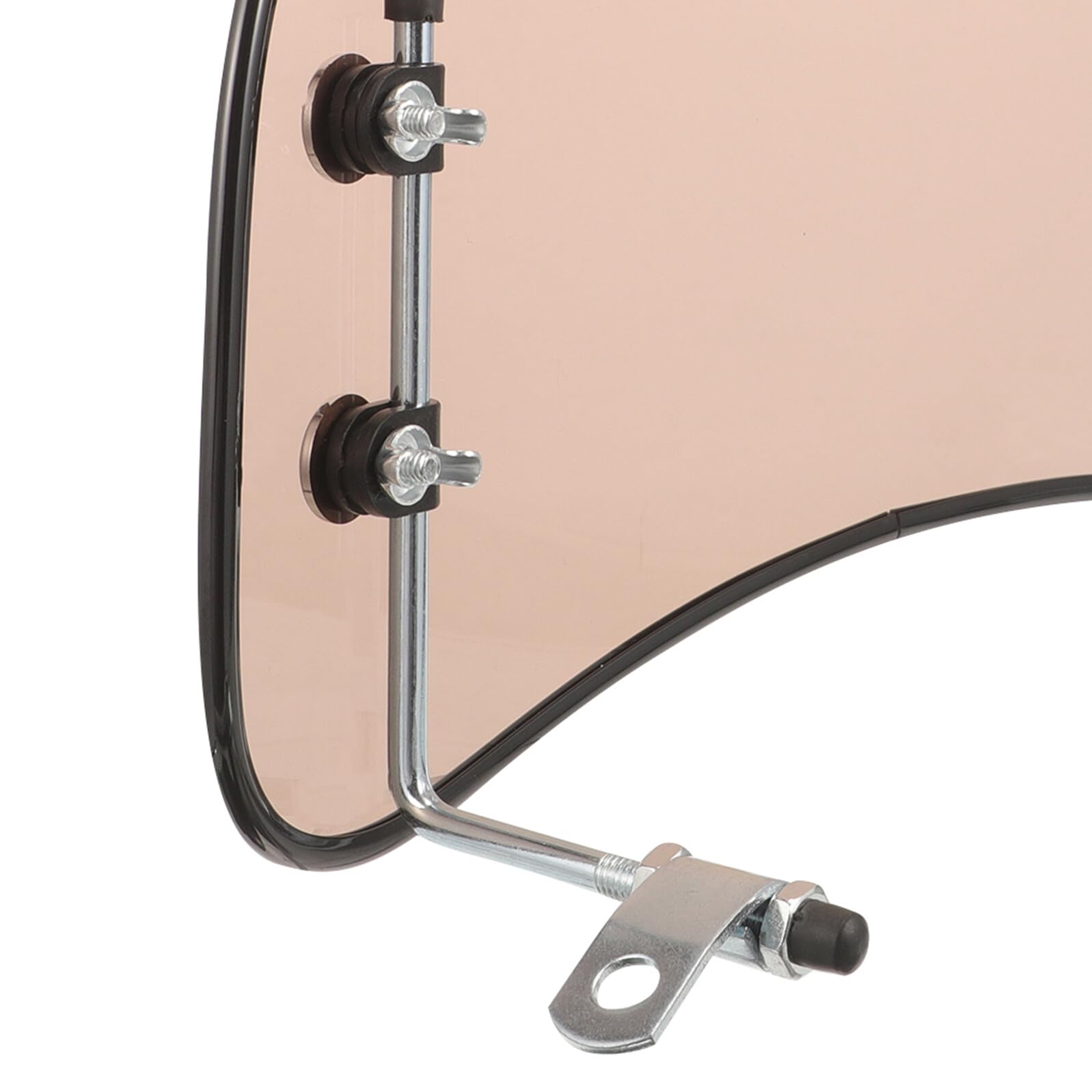 VOSAREA Parabrezza Moto Trasparente Allungato Regolabile Deflettore Antivento Accessorio Per Scooter Elettrico e Motociclette