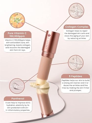 Miniatura 7 de KSECRET Collagen Vita Secret Multi Balm, 11 g  0.39 oz.  Cuidado de la piel coreano  para antiarrugas e brillo con vitamina C pura, hidrata y