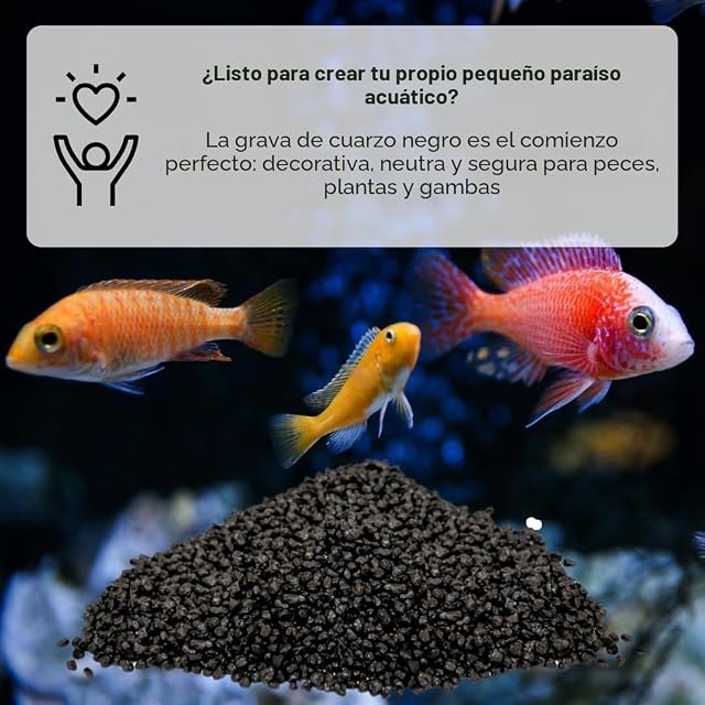 Foto 3 de 6 de 25 kg Negras Naturales Cuarzo Grava 1 - 2 mm Suelo Razón Acuario Grava Arena