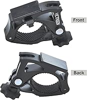 Vista 2 de Soporte de bicicleta de repuesto para luz de bicicleta, soporte de aluminio para luces de bicicleta, soporte universal para faros delanteros