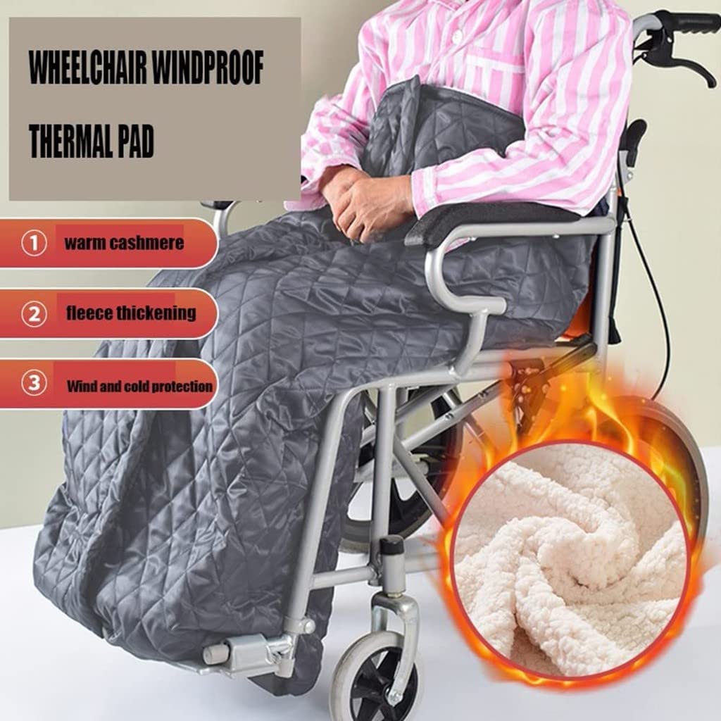 Funda para Silla de Ruedas para Adultos Manta Ligera para Silla de Ruedas Manta para Silla de Ruedas Funda para Silla de Ruedas a Prueba de Viento para piernas y Parte in