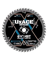 Vista 8 de Hoja de sierra circular de 5-3/8 pulgadas, 30 dientes, eje de 20 mm, para metal ferroso, hoja de corte de acero, punta de carburo, corte delgado