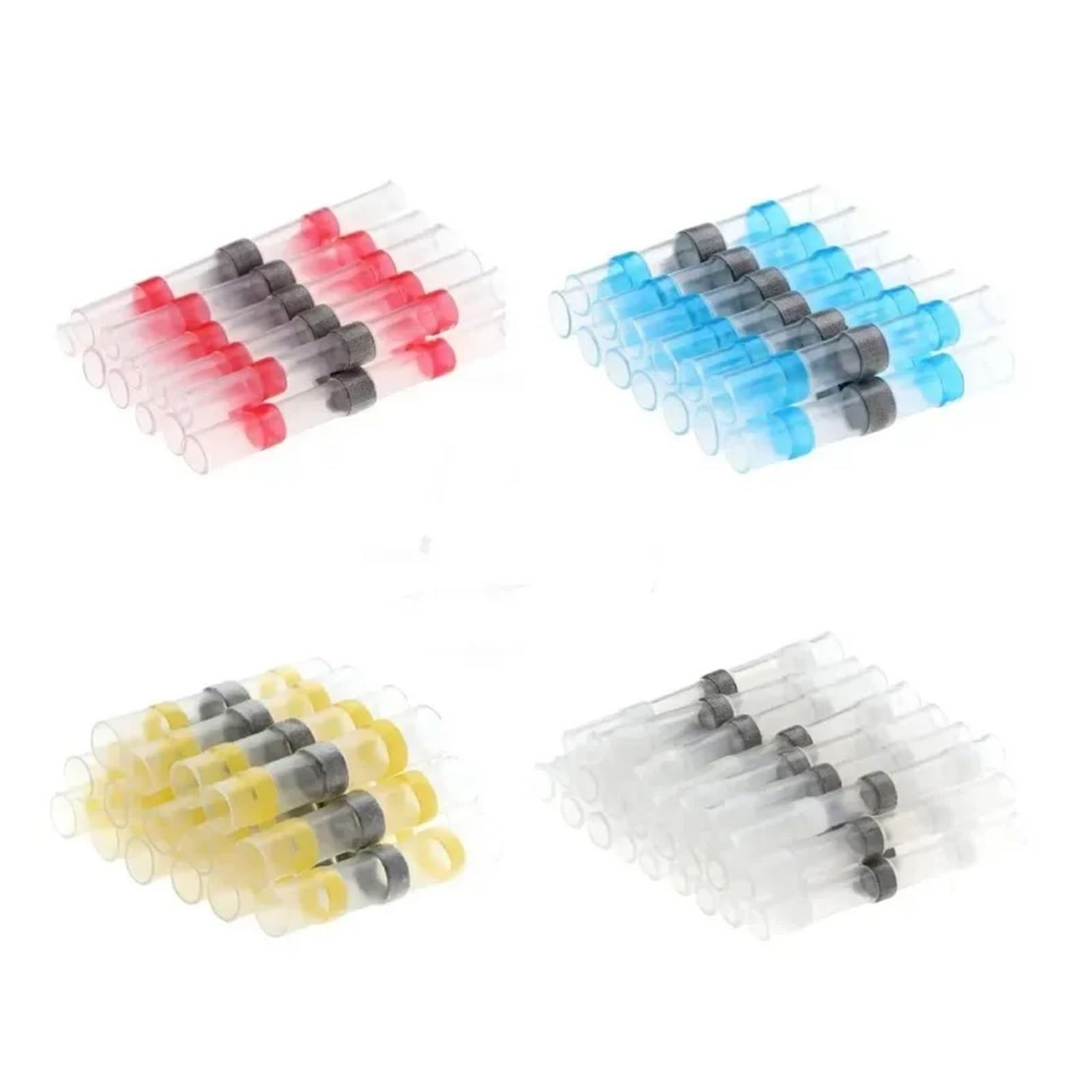Terminales eléctricos termorretractiles impermeables para reparar cables sin soldador