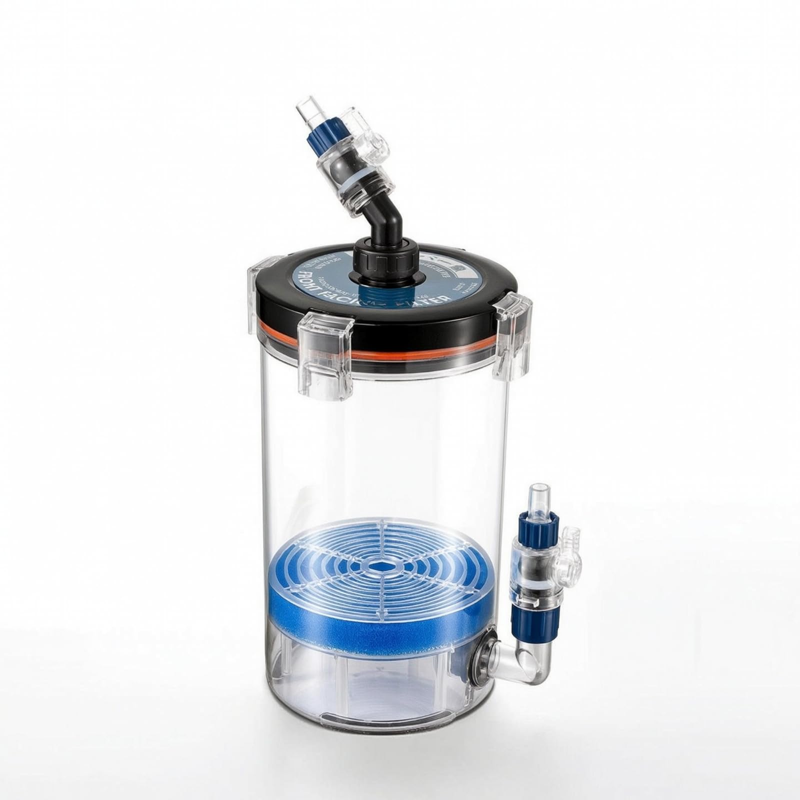 Aquarium Außenfilter Extern Außenfilter mit Filtermedien vielseitig Schwammfilterrolle für Aquarianer, Heimaquarium, A-Modell-Set Halbbaumwollversion - KY240A/20mm Anschluss