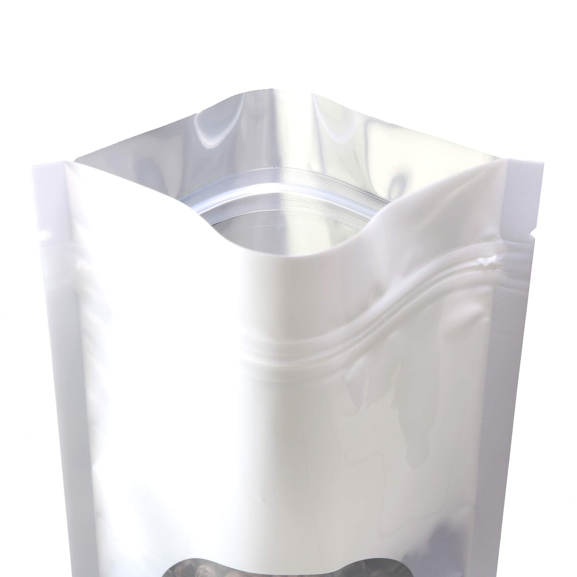 Doble cara, color mate/brillante, con funda de soporte para ventanas redondas transparentes, almacenamiento