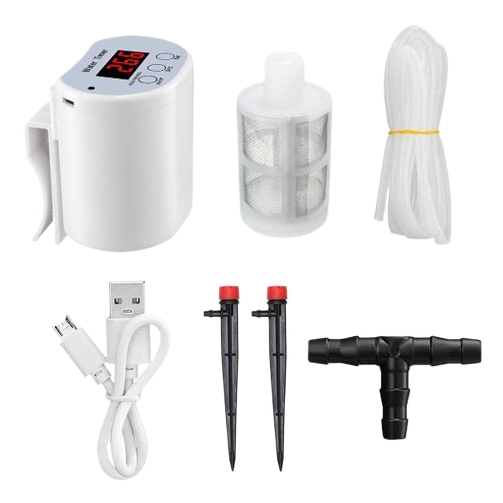 Kit Di Irrigazione A Automatico Accessorio Irrigazione Giardinaggio con | Dispositivi di irrigazione automatica per piante per balcone cortile viaggio vacanza giardino serra ufficio casa