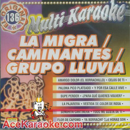 Music CDG: Multi OKE-0136 La Migra/Caminantes/Grupo Lluvia CDG