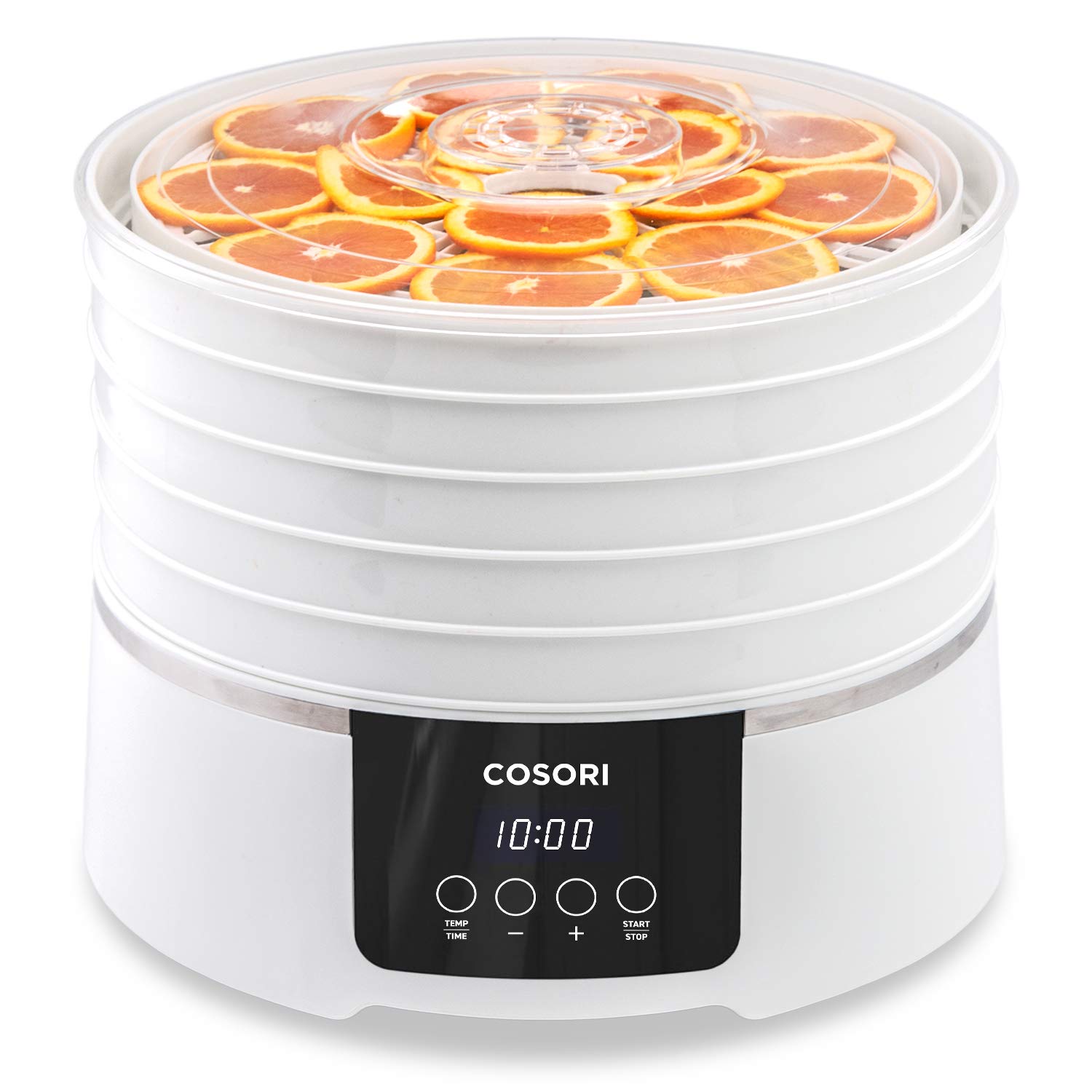 COSORI Food Dehydrator Machine for Jerky, 5 BPA-Free Trays Dryer with 48H Timer and 165°F Temperature Control, for Fruit, Herbs, Meat, Veggies and Dog Treats, Butter Warmer for Chocolate or Cheese