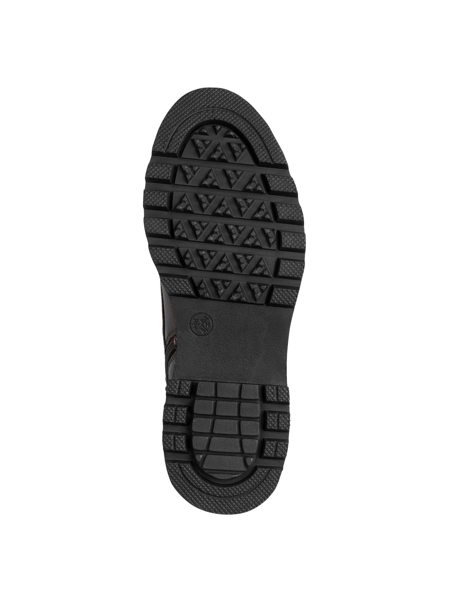 Jana Jana Lace Boot Flat Tex + Vegan Bota a la Altura de la pantorrillaMujer