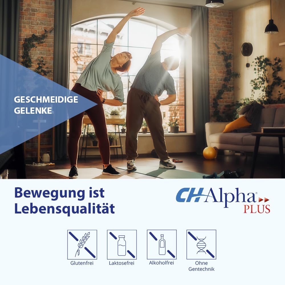 CH-Alpha PLUS Kollagen Trinkampullen | Premium Trinkkollagen mit hochwertigen Peptiden, Hagebuttenextrakt & Vitamin C | glutenfrei, laktosefrei, ohne Gentechnik | Monatskur 30 Ampullen