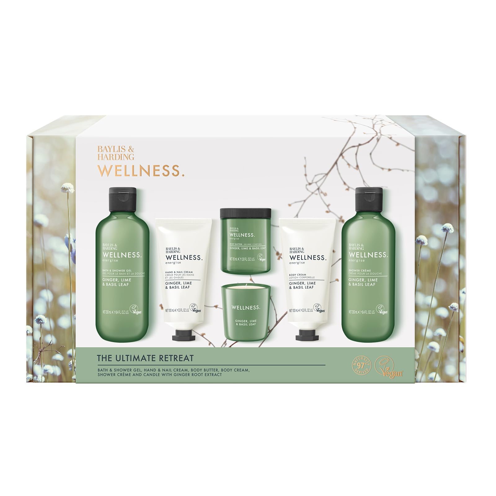 Baylis & Harding Wellness The Ultimate Retreat Gift Set (Pack of 1) - Vegan Friendly - Image 2