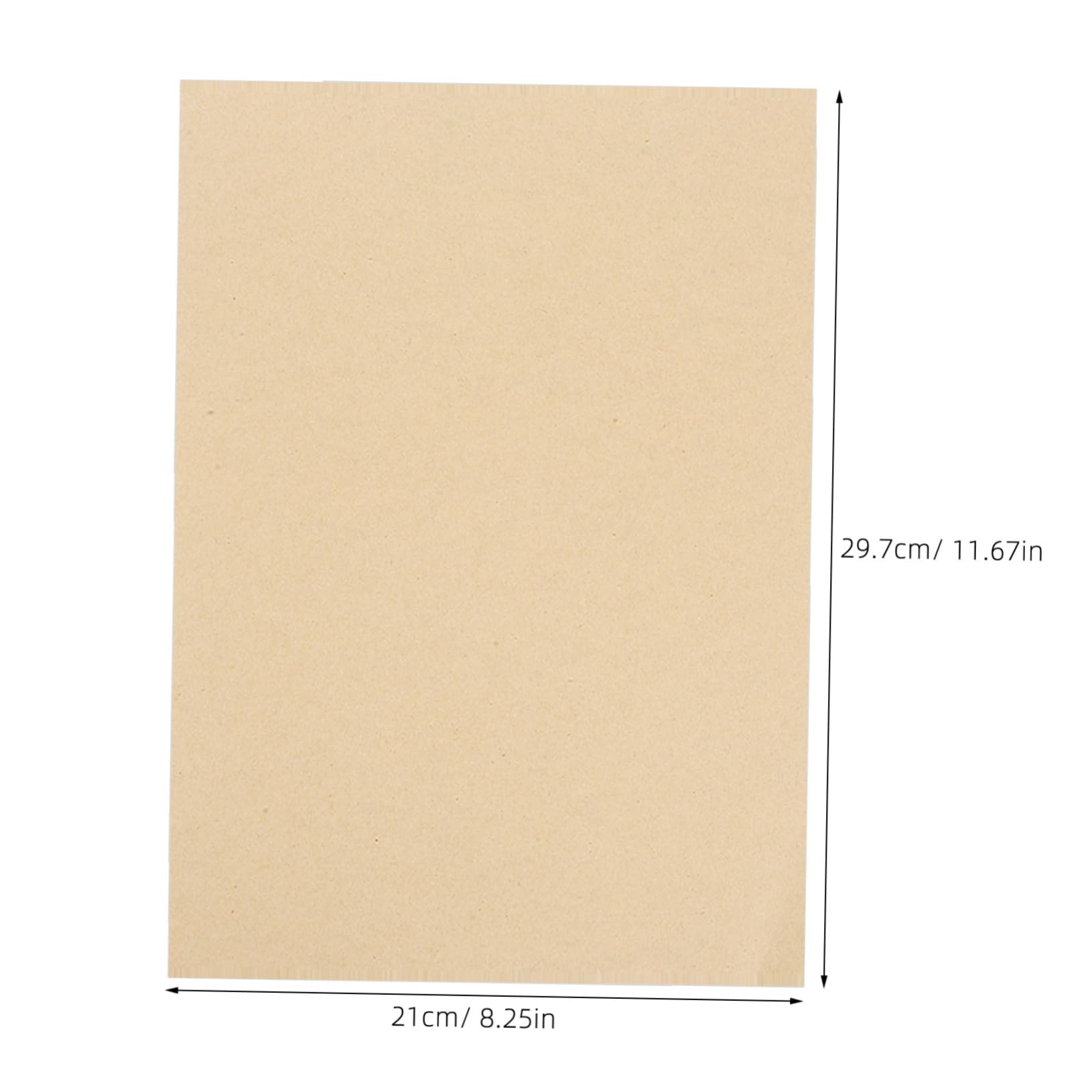 HOODANCOS Cartoncino di Carta Kraft in Fogli di Cartoncino per Rilegatura e Imballaggio Fogli di Carta Kraft in Formato per Scrapbooking e Progetti Fai da Te