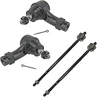 Vista 186 de TRQ - Juego de barras de acoplamiento delanteras interiores y exteriores