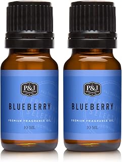 P&J Trading Fragrance Oil | Blueberry Oil 10ml 2pk - Candle Scents for Candle Making, Freshie Scents, Soap Making Supplies, Diffuser Oil Scents