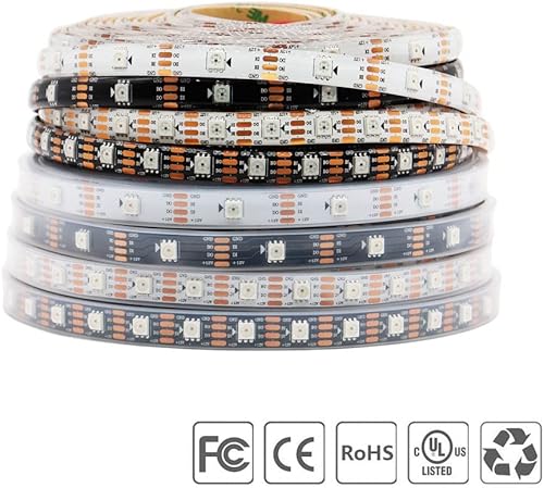Miniatura 3 de WS2815 Tira de LED RGB direccionable individualmente (actualizado WS2812B) 16.4ft 150Pixels Smart Flexible Dream Luz LED de doble señal a todo color
