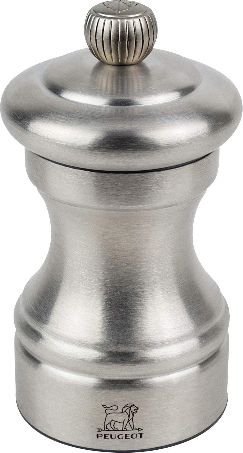 Peugeot 33040 Bistro Chef Salzmühle, Edelstahl, silber, 5 x 5 x 10 cm