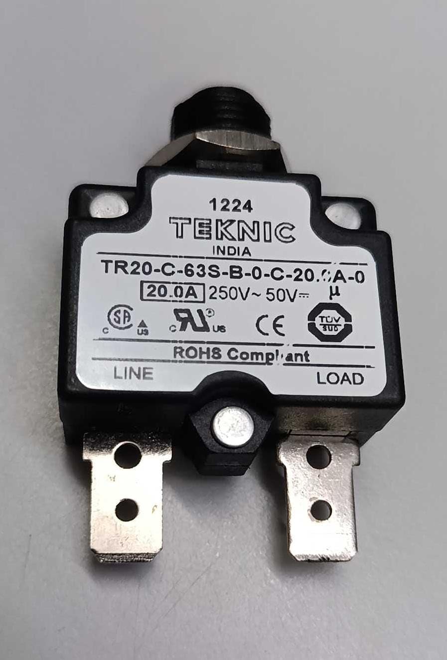 20A CIRCUIT BREAKERS SWITCHES 250VAC TR20 - (2 Unit)-image-14