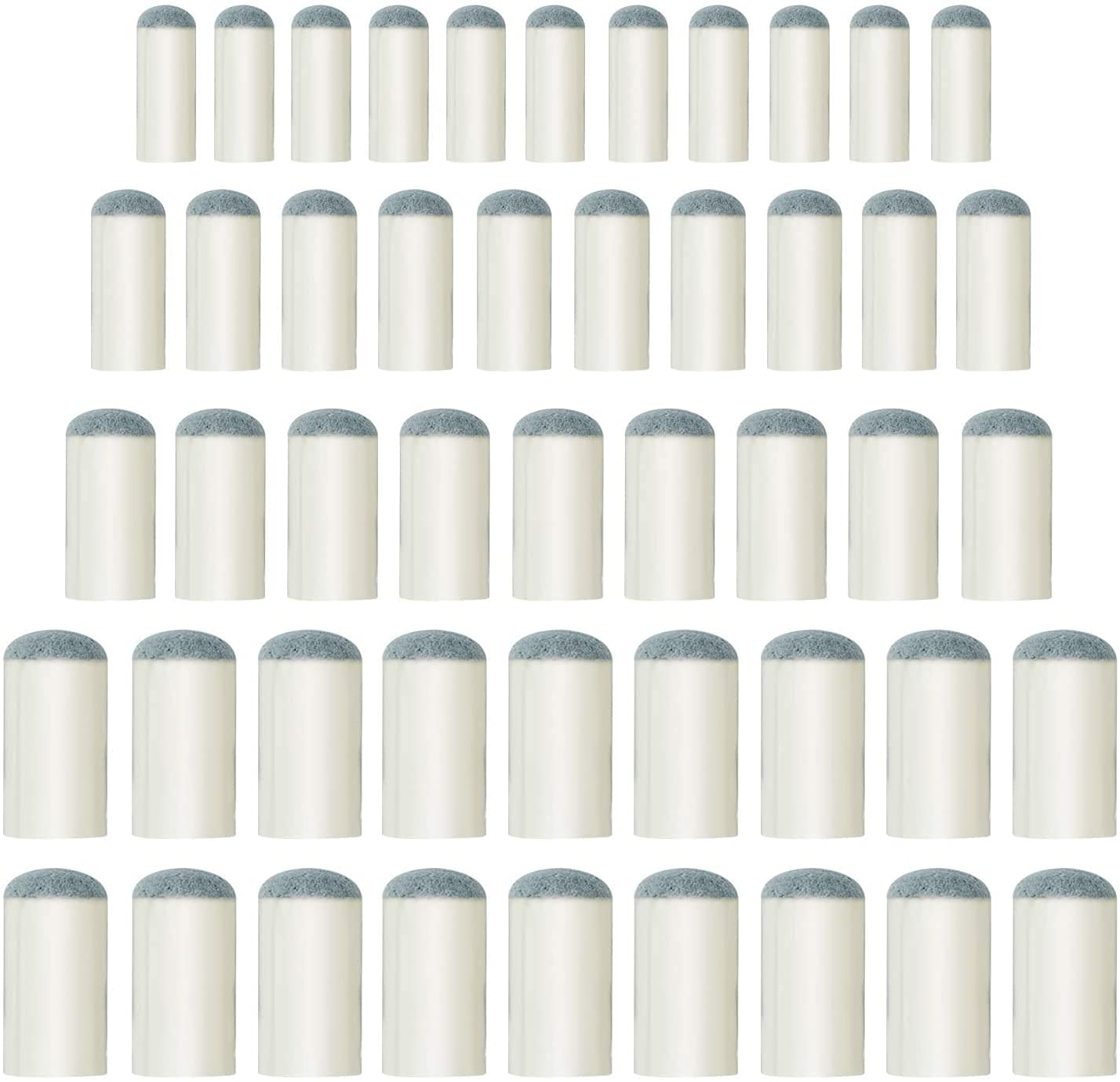 13mm- Cue Sticks Slip on Pool Cue Tips Replacement Billiard Cue Tips threaded brass bodies Pool Cue Tips Slip-On Billiard Cue Tips Replacement