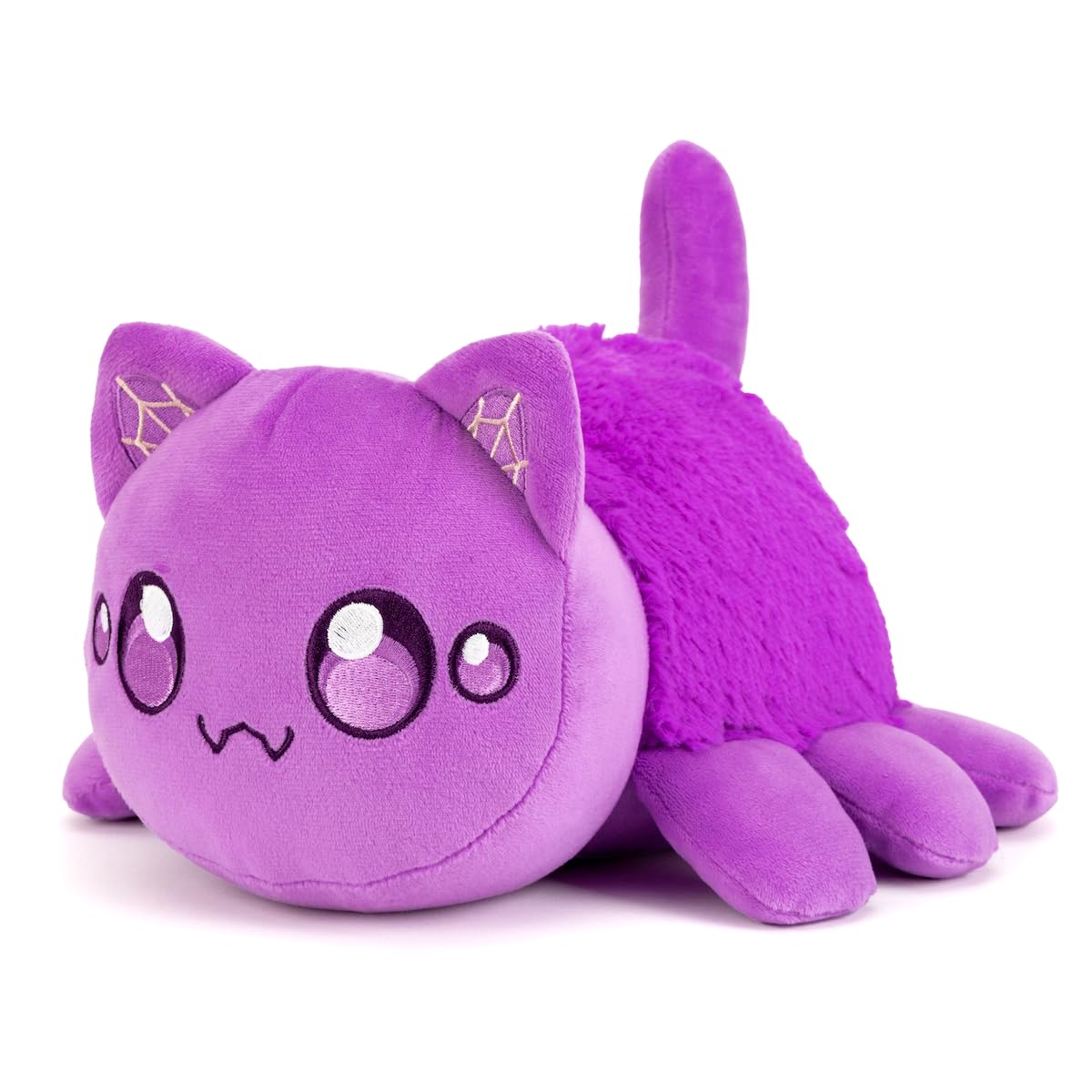 Aplushuman Spider Cat Plush - Ghost Cat Collection - 100% Embroidered Plushie - Cat Stuffed Animal Collectible (Spider Cat)