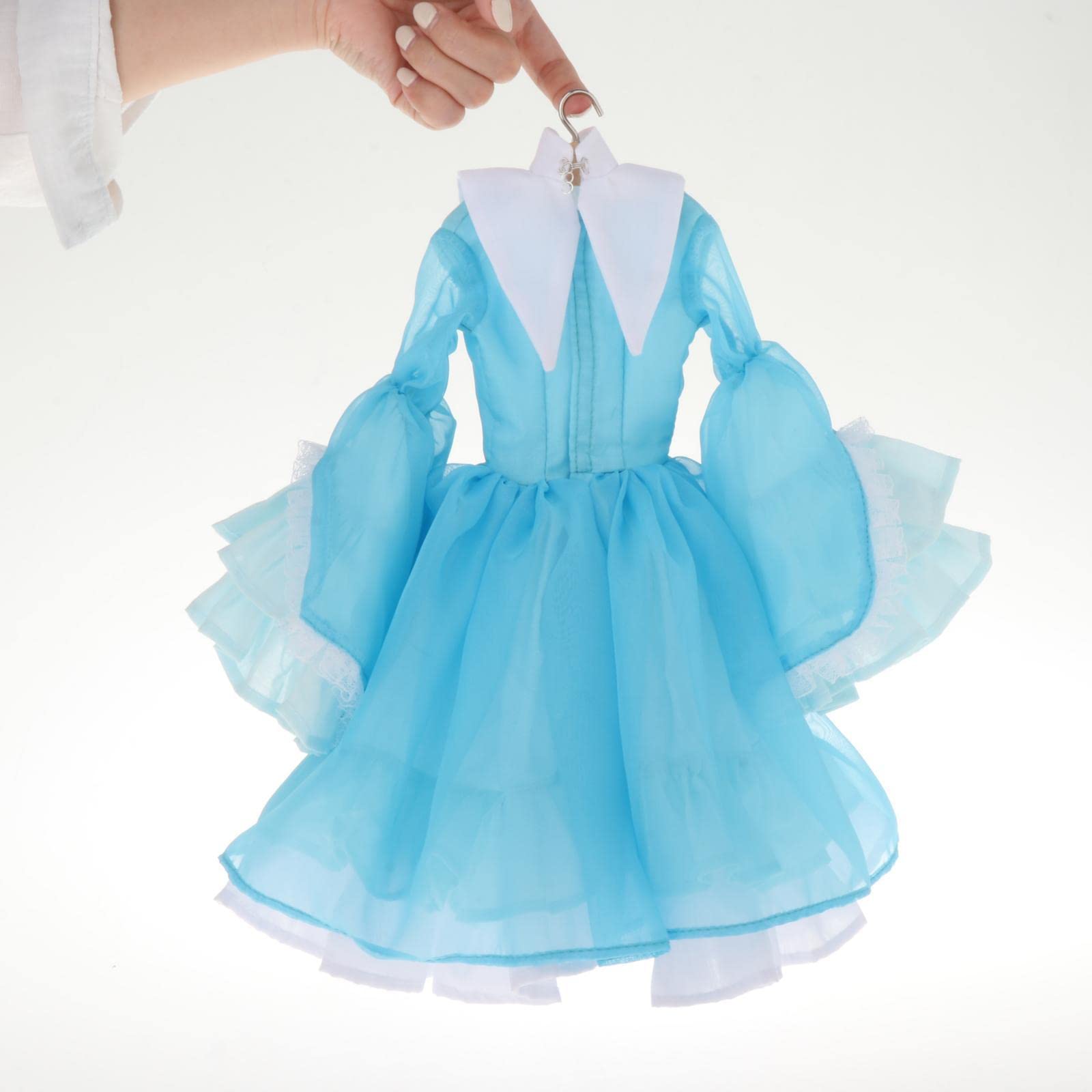 Colcolo Puppenkleid BJD Doll Kleid Weicher Stoff Handgefertigt Mode Kleider für Kinder Mädchen Fantasievolles Spiel Geschenk, Blau