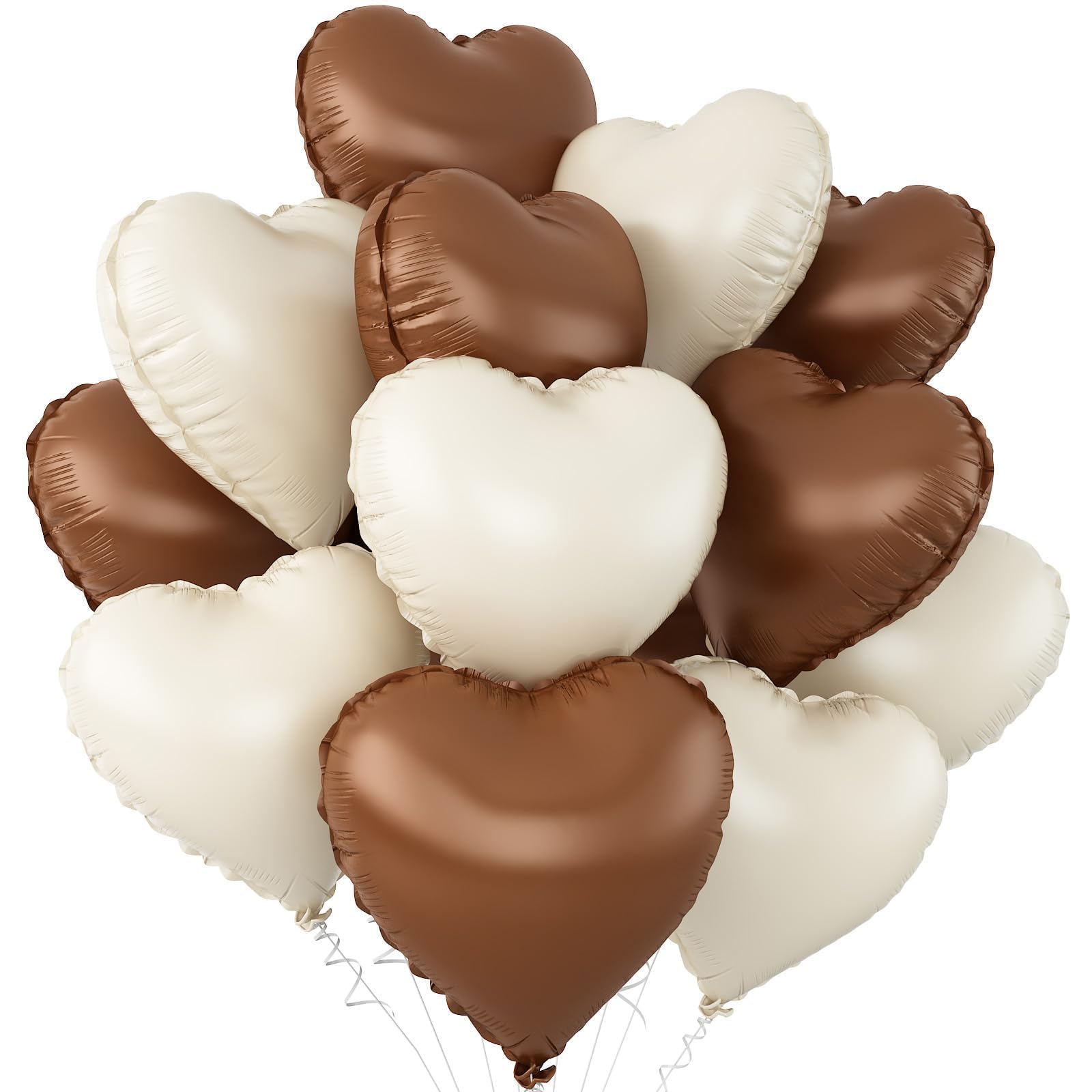 Photo 1 of Adorely 12Pcs Heart Foil Balloons - 18 Inch