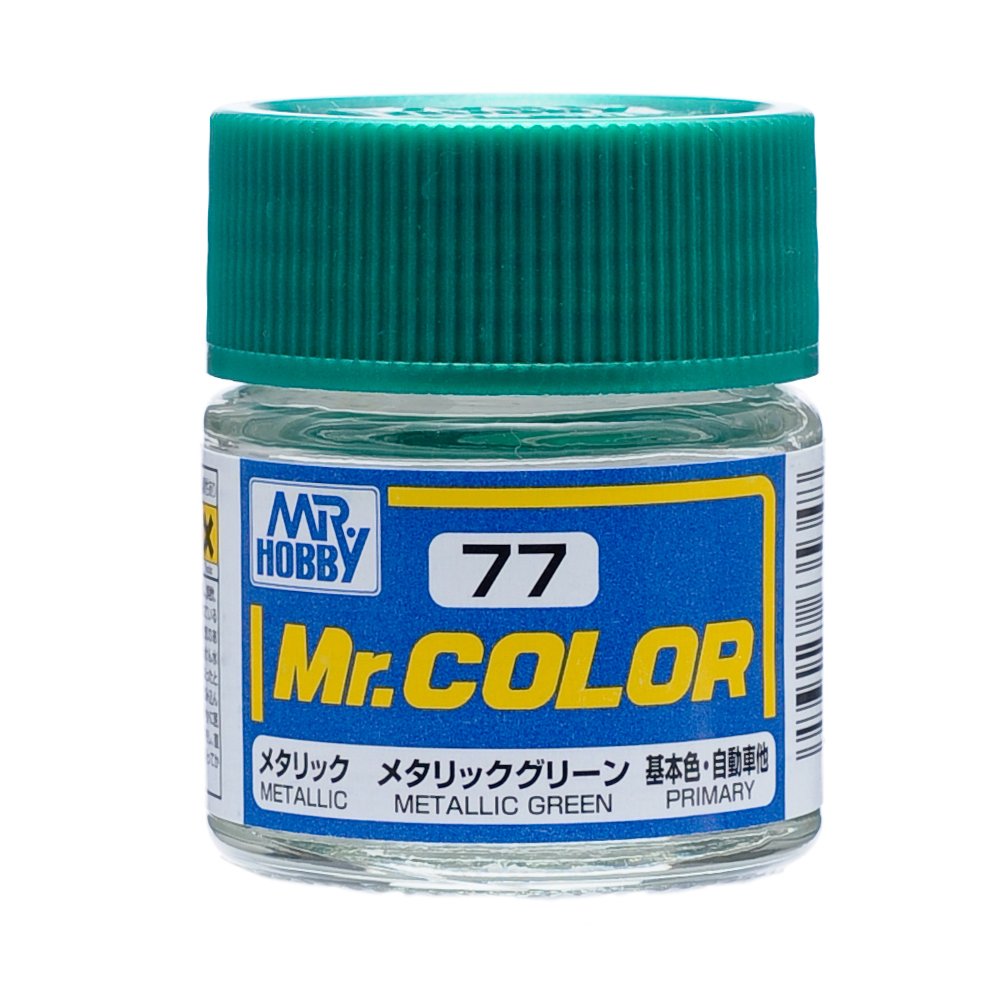 Amazon.com: Mr. Hobby C77 Metallic Green 10ml, GSI Mr. Color