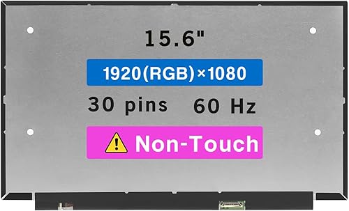 Pantalla de repuesto para Dell Inspiron 15 7500 7501 7560 7570 7572 7590 7591 15.6" FHD 1920x1080 30 pines LCD no táctil