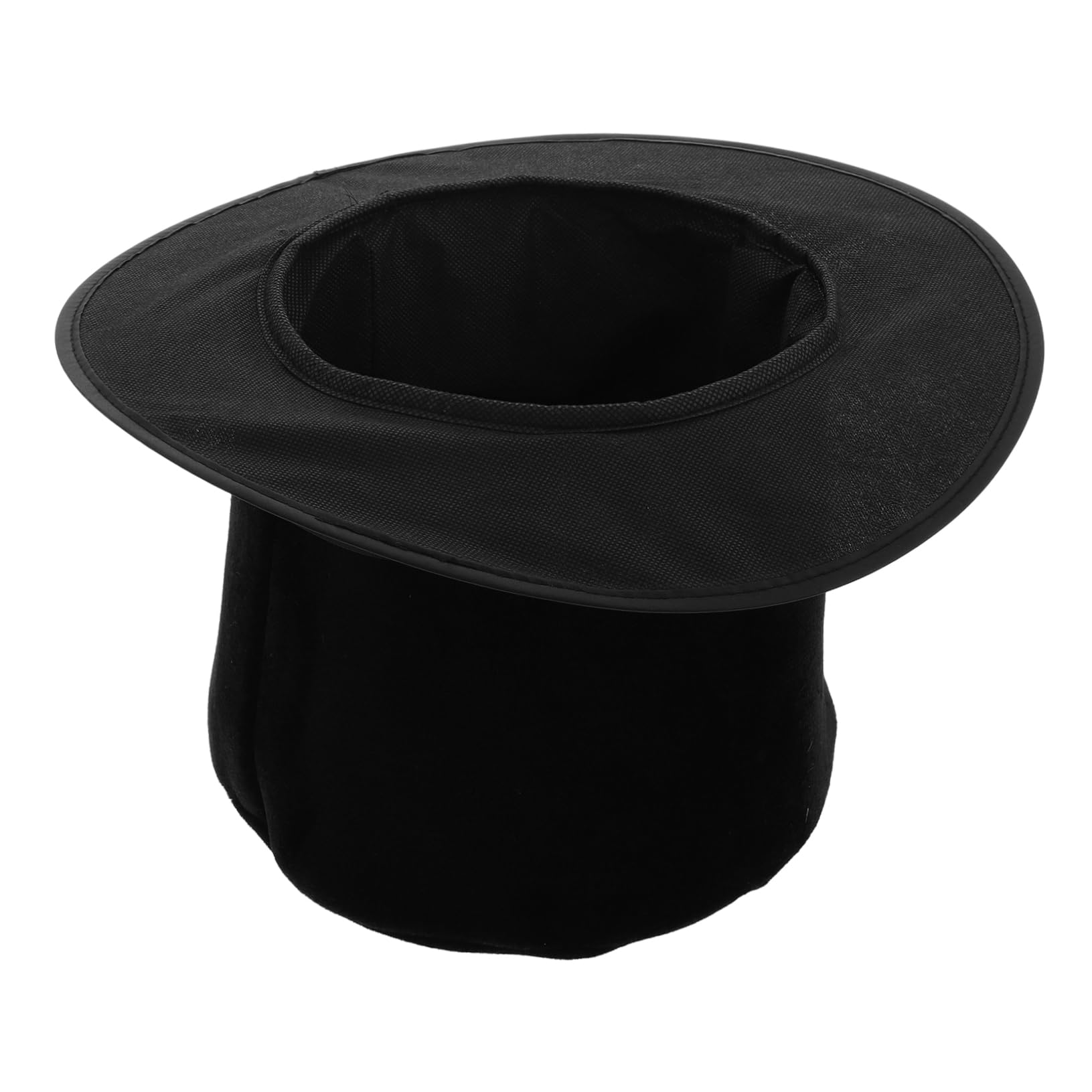 FOMIYES Comfortable Black Top Hat with Stylish Buckle Unisex Performance Stage Hat for Dress Up Jazz Musicians Formal Costume Accessories