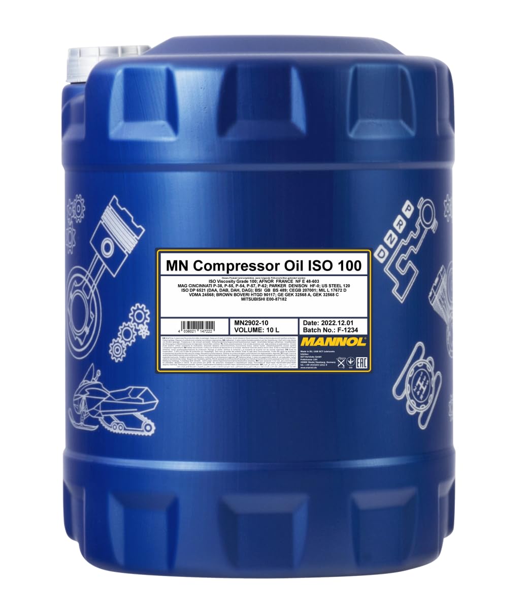 MANNOL MN2902-10 Huile pour compresseur 10L