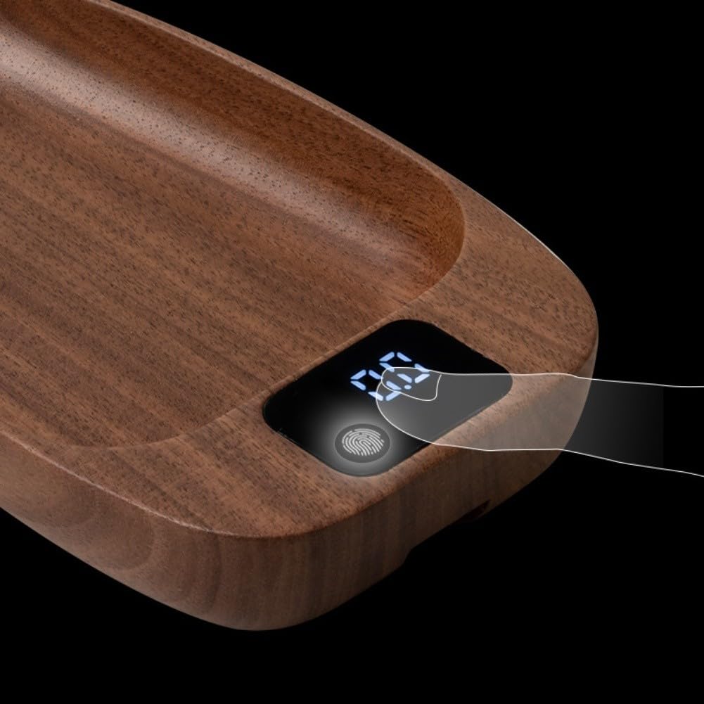 Digitale Kaffeebohnenwaage von Walnut für Espresso, 0,3–200 g, 0,1 g Präzision