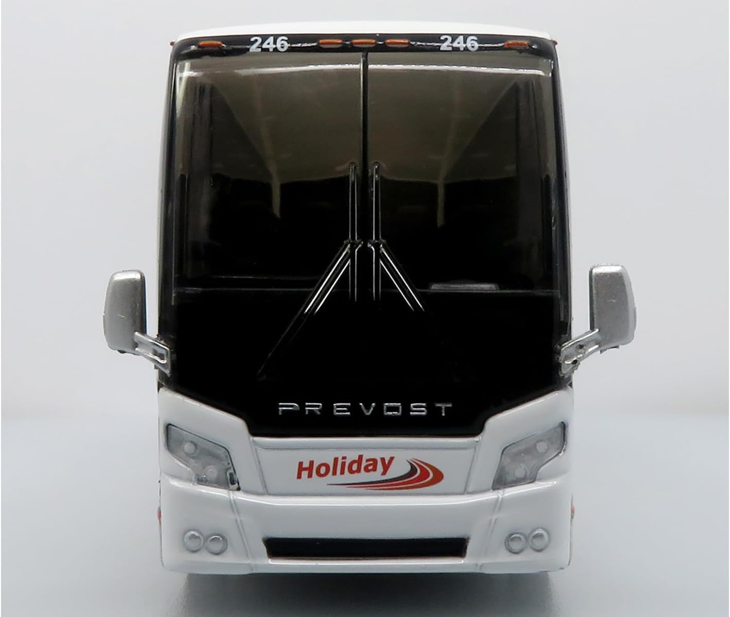 H3-45 Bus Holiday Tours - 2024 IMG Operator of The Year White with Graphics Limited Edition 1/64 Diecast Model 64-0615